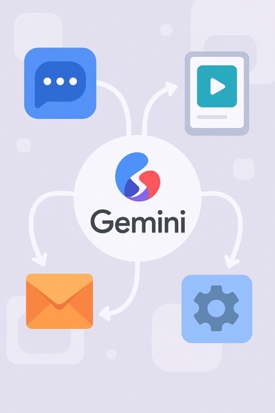 Integração do Gemini com plataformas e serviços
