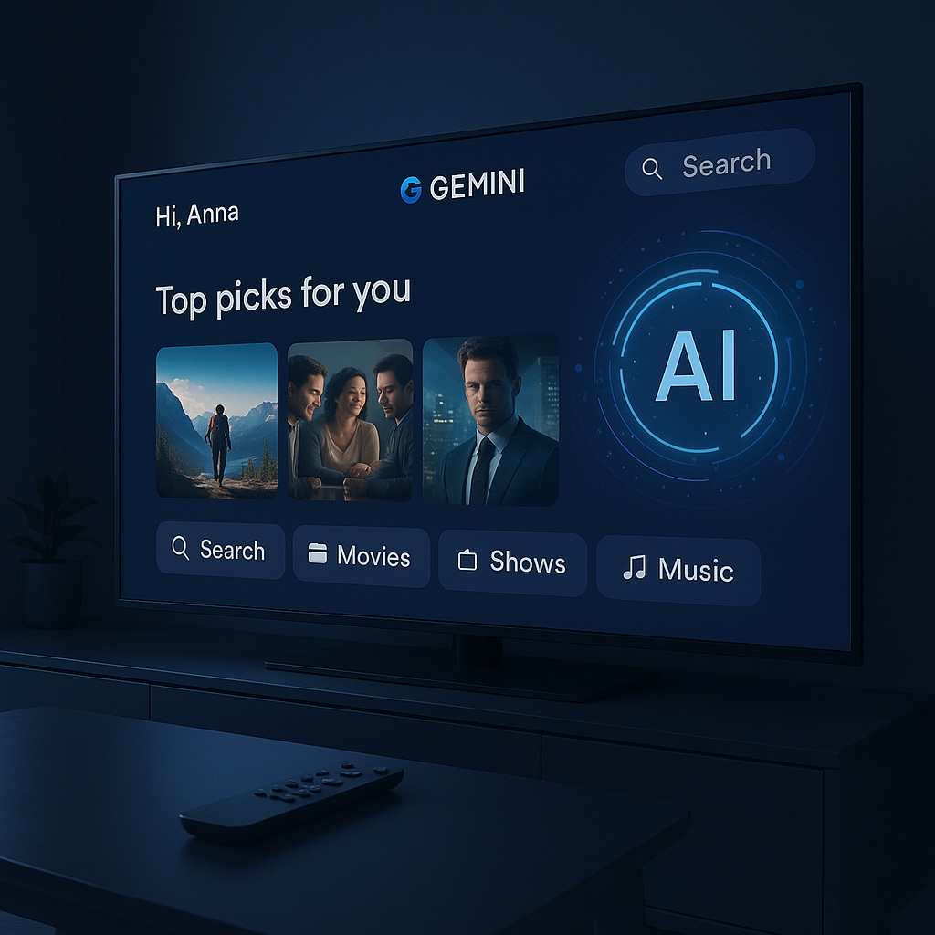 Interface Gemini TV