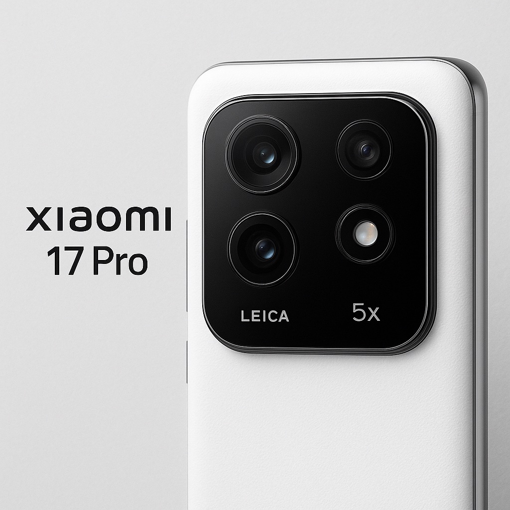Capa ilustrada do artigo sobre a câmera do Xiaomi 17 Pro com parceria Leica