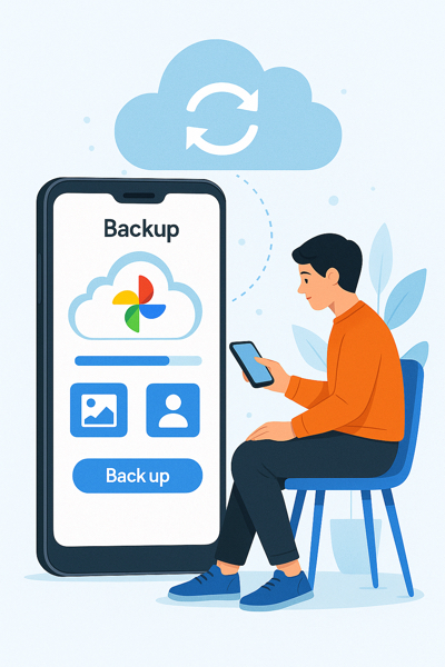 Backup de fotos e vídeos do Android