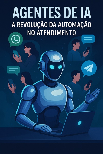 Agente de IA atendendo no WhatsApp e Telegram