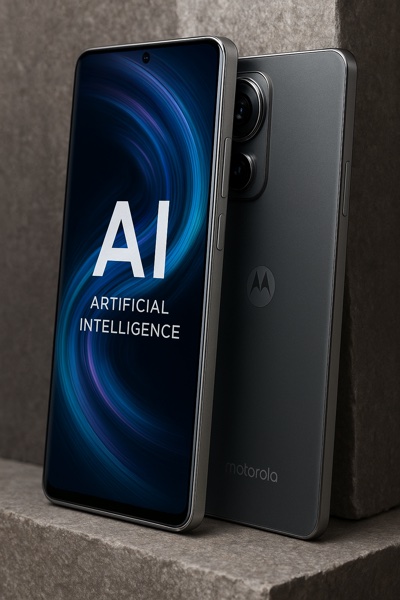 Moto X70 Air - Estrutura ultrafina em titânio e vidro reciclado