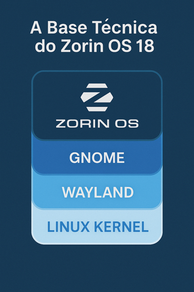 Base técnica do Zorin OS 18